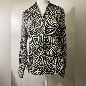 East 5th Zebra Print Blouse